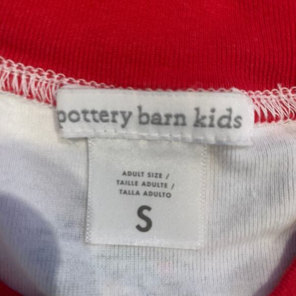 Pottery Barn Kids Santa Sled Christmas Pajama Set | White Red | Small - Picture 6 of 11